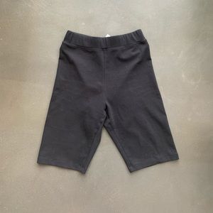 Aritzia Wilfred free cotton/spandex black bike shorts